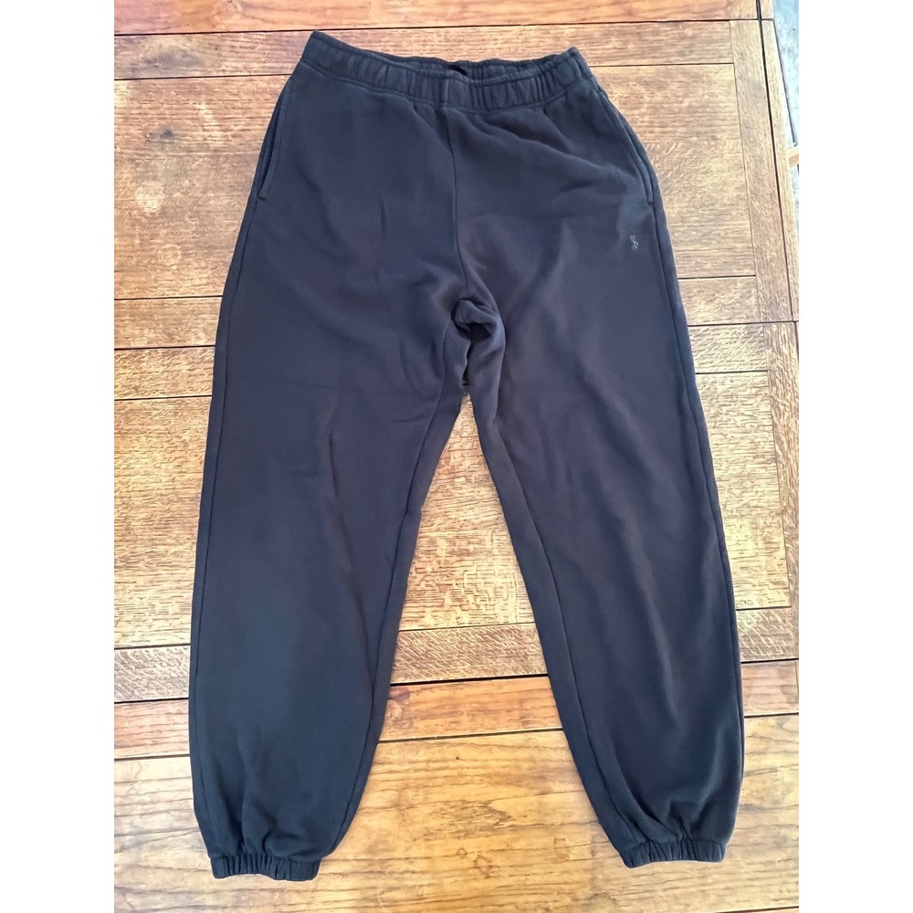 Ksubi 3 x 4 Trak Jet Black sweatpants 100% loopback cotton terry elastic cuff